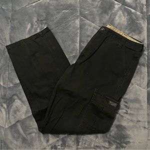 wrangler black cargos 34x34